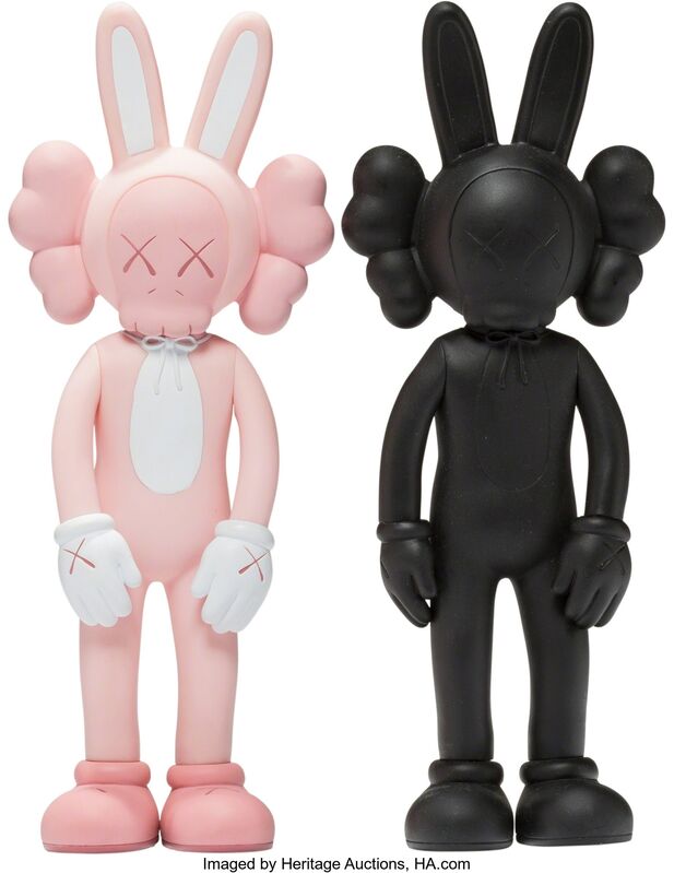 KAWS, ‘Accomplice, set of two’, 2002, Sculpture, Painted cast vinyl, Heritage Auctions
