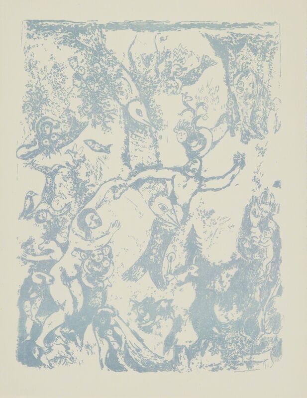 Marc Chagall, ‘Abdullah discovered before him... (M. 44)’, 1948, Print, Six lithographs printed in colors, Sotheby's