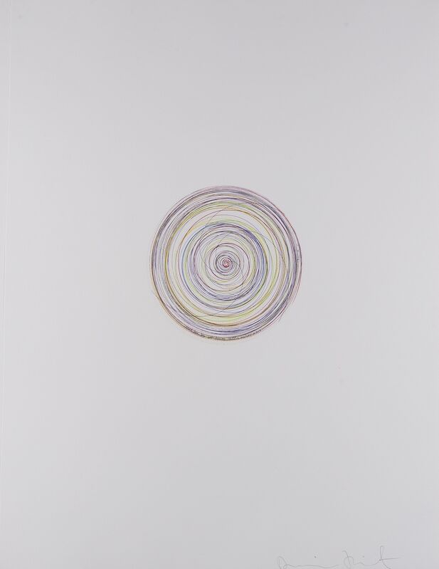 Damien Hirst, ‘Tie a Yellow Ribbon Round the Old Oak Tree (from In a Spin, The Action of the World on Things I)’, 2002, Print, Etching printed in colours, Forum Auctions