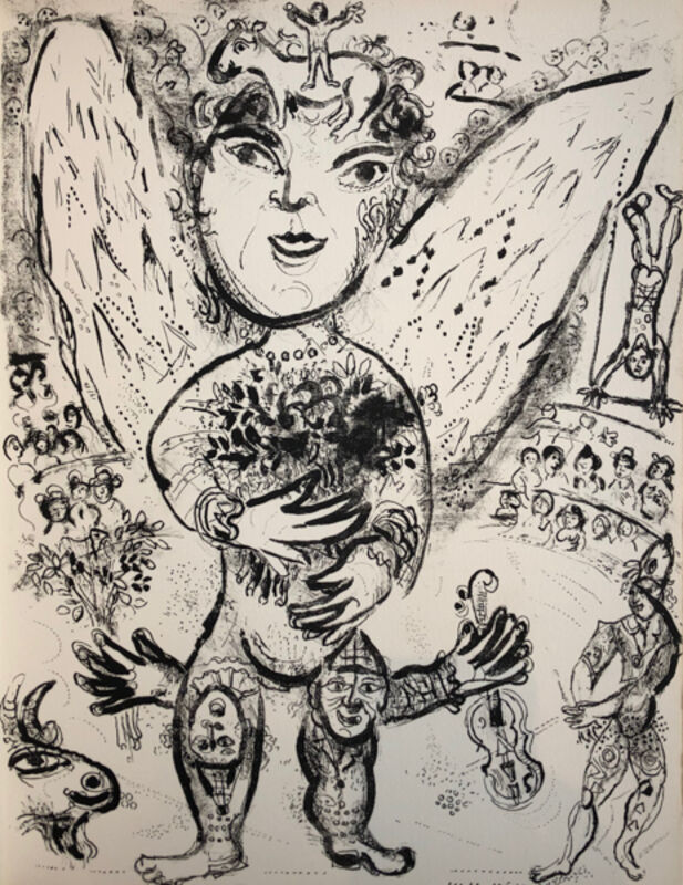 Marc Chagall, ‘Le Cirque M. 509’, 1967, Print, Original Lithograph on Velin d'Arches Wove Paper, Galerie d'Orsay