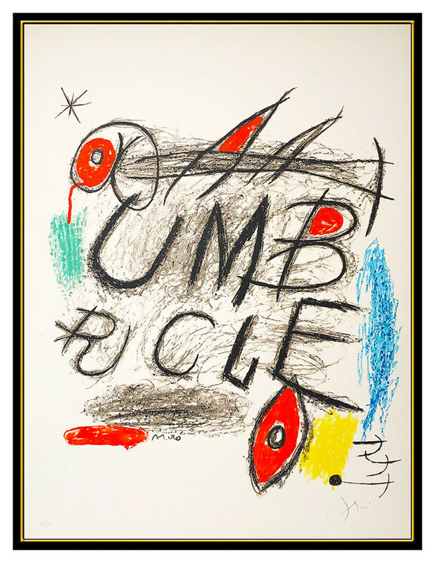 Joan Miró, ‘Umbracle’, 1973, Print, Color Lithograph, Original Art Broker