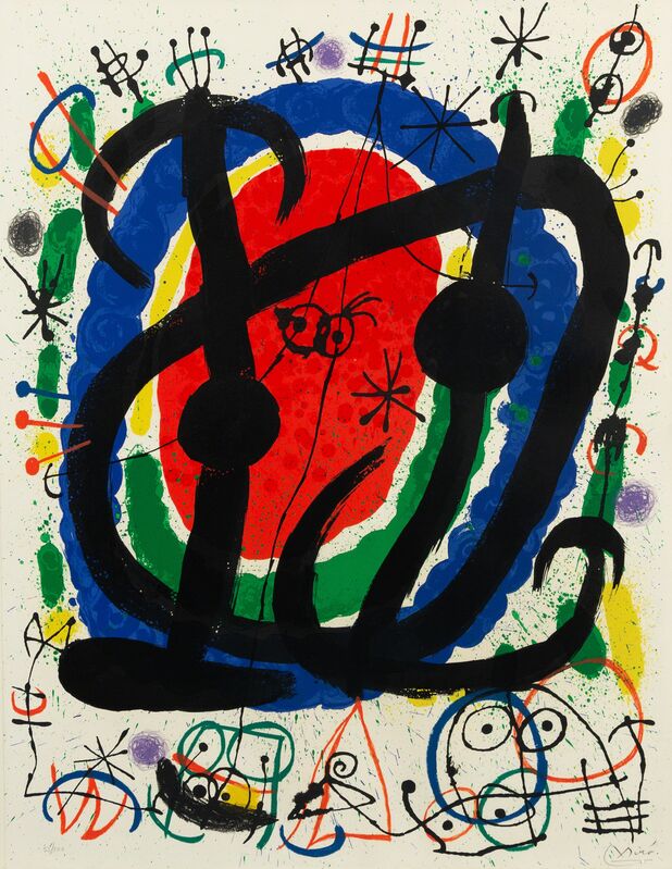 Joan Miró, ‘Abstract Composition 1’, 1961, Print, Lithograph, Hindman
