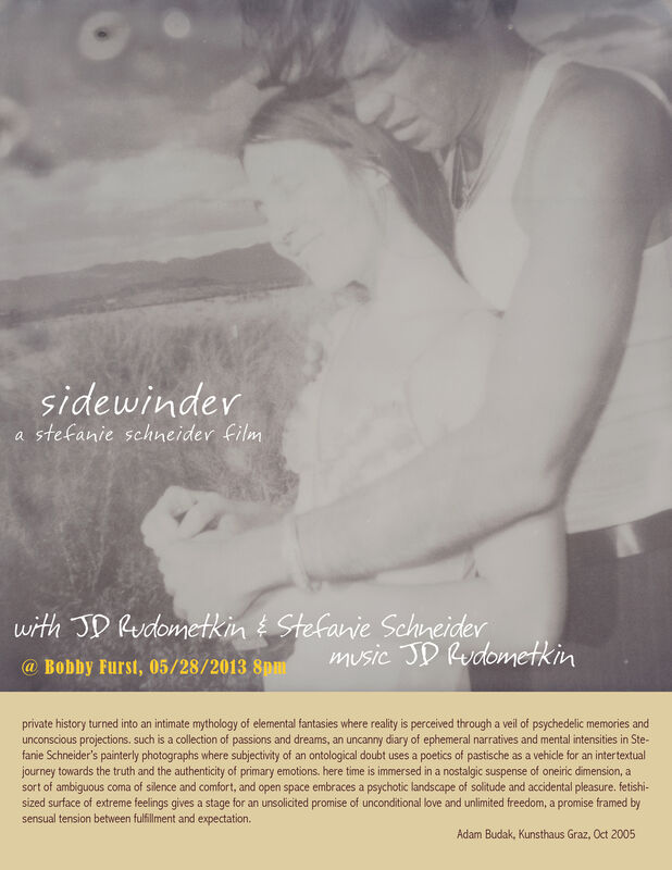 Stefanie Schneider, ‘Sidewinder’, 2005, Video/Film/Animation, Signed DVD, Instantdreams