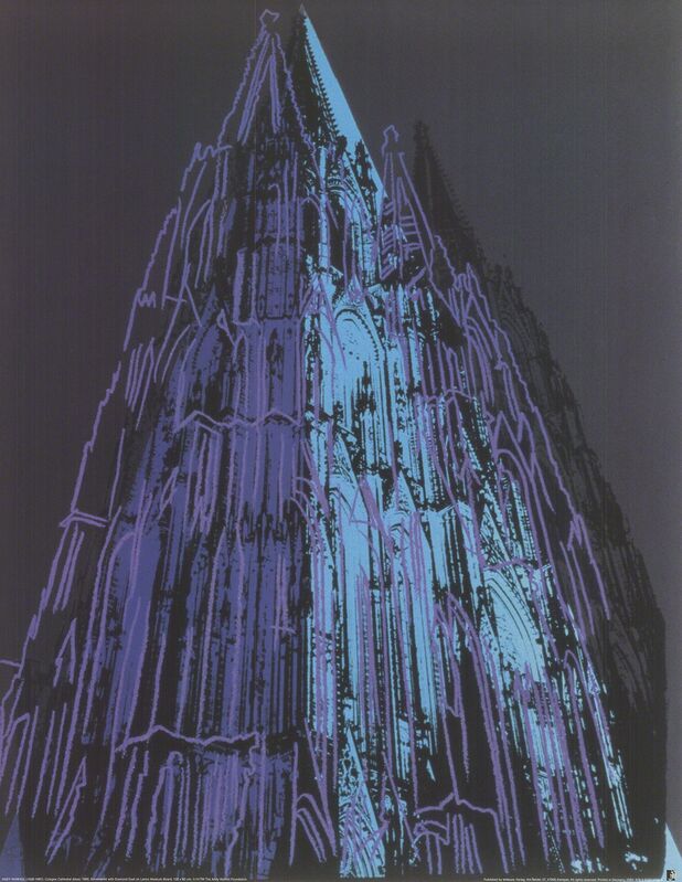 Andy Warhol, ‘Koln Cathedral Blue’, (Date unknown), Reproduction, Offset Lithograph, ArtWise