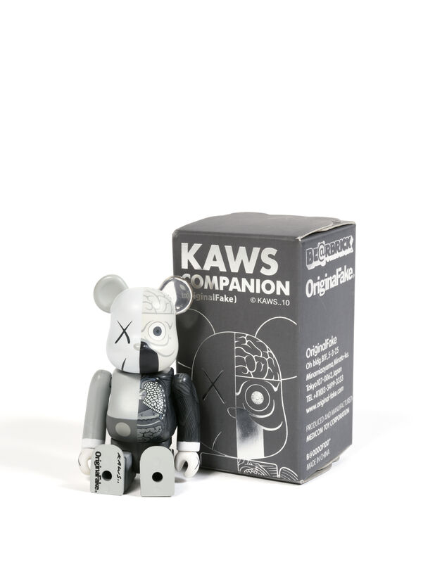 KAWS, ‘Bearbrick Dissected 100% (Grey)’, 2008, Sculpture, Painted cast vinyl, DIGARD AUCTION