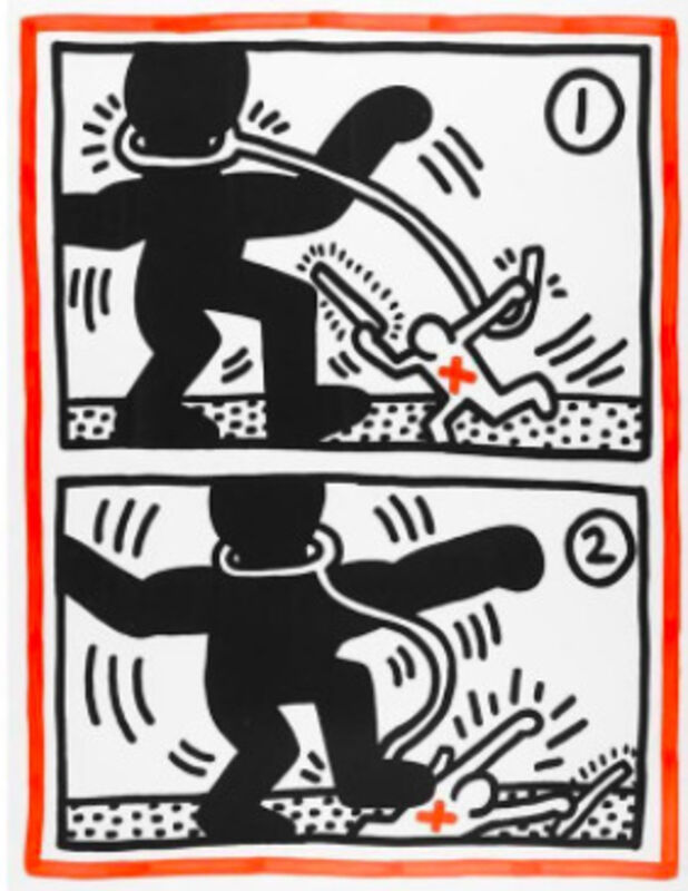 Keith Haring, ‘Free South Africa #3’, 1985, Print, Lithograph, ARUSHI