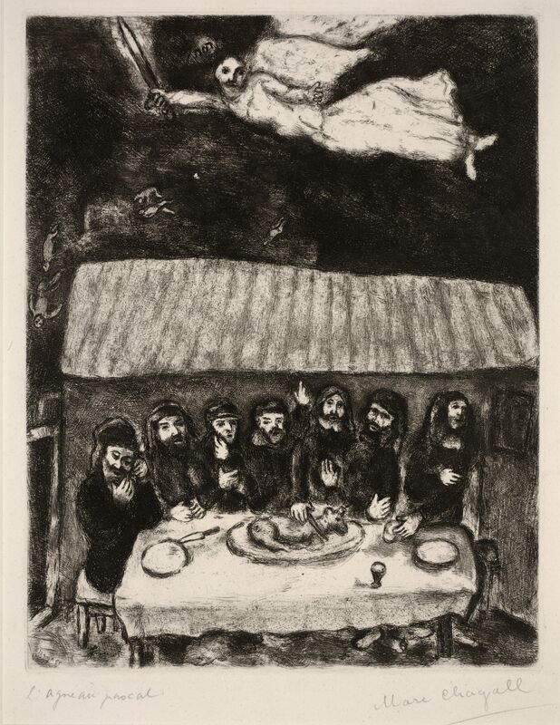 Marc Chagall, ‘The Paschal Lamb (L'Agneau Pascal)’, 1931-1939, Print, Etching, Dallas Museum of Art