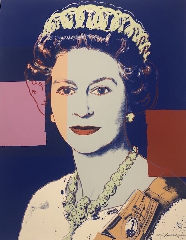 Andy Warhol, ‘Reigning Queens (Royal Edition): Queen Elizabeth II of the United Kingdom’, 1985, Print, From the portfolio of sixteen screenprints on Lenox Museum Board with diamond dust, Coskun Fine Art