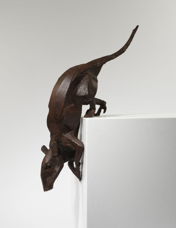 Sophie Dickens, ‘Rat 10, On a Corner’, 2014, Sculpture, Bronze, Sladmore 