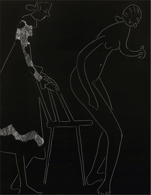 Elena Sisto, ‘Quarantine 8’, 2020, Painting, Graphite and India ink on panel, Shoshana Wayne Gallery