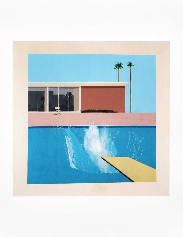 David Hockney, ‘A Bigger Splash 1967, Red Pots In The Garden 2000 & Gardens 2015’, Print, A collection of three folio giclee prints on Somerset Enhanced cotton rag paper, Tate Ward Auctions
