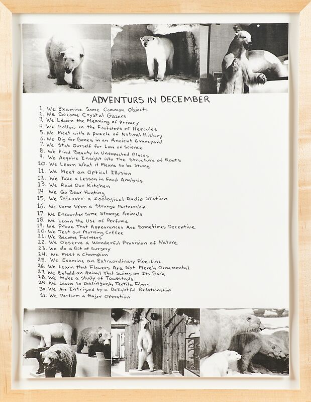Mark Dion, ‘Adventures in December’, 1999, Pen and ink on laser print on paper, Rago/Wright/LAMA