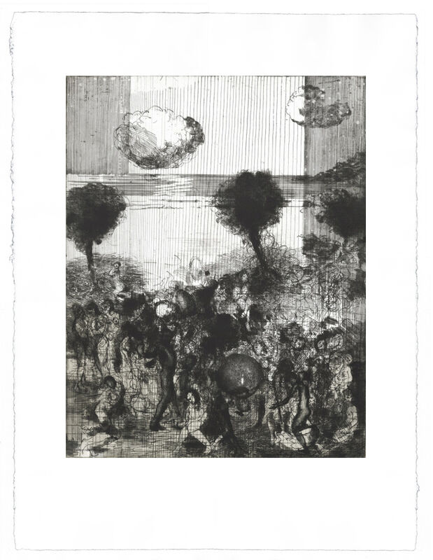 Diarmuid Delargy, ‘Horse of Mirrors’, Print, Intaglio, Stoney Road Press