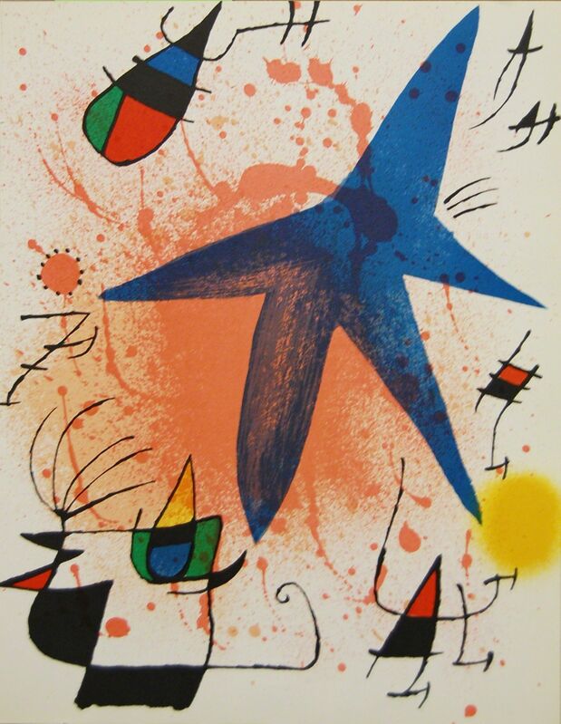 Joan Miró, ‘Litografia Original I’, 1972, Reproduction, Lithograph on paper, Baterbys