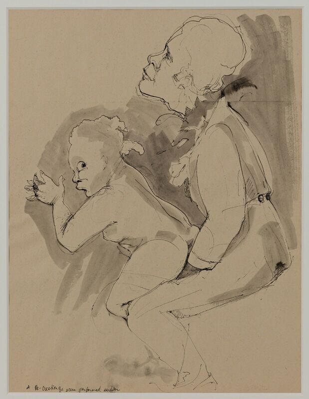 Kara Walker, ‘Untitled (set of 14)’, 1995, Drawing, Collage or other Work on Paper, Ink and charcoal on paper, Sikkema Jenkins & Co.
