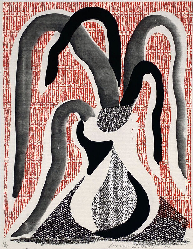 David Hockney, ‘Drooping Plant’, 1986, Print, Xerox Print on Paper, Hidden