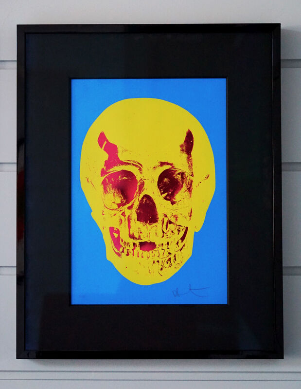 Damien Hirst, ‘Skull, Yellow/Red’, 2012, Print, Screenprint, Glaze, Foil, Arton Contemporary