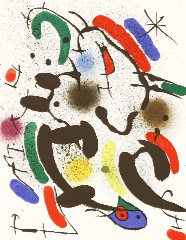 Joan Miró, ‘From Lithographies I (Mourlot 858, 862, 865, 866)’, 1972, Print, Four lithographs printed in colours, Sworders