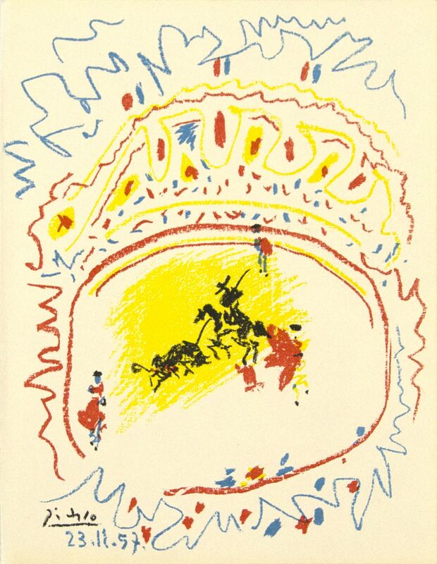 Pablo Picasso, ‘La Petite Corrida’, 1957, Print, Original lithograph in colors, Heather James Fine Art Gallery Auction