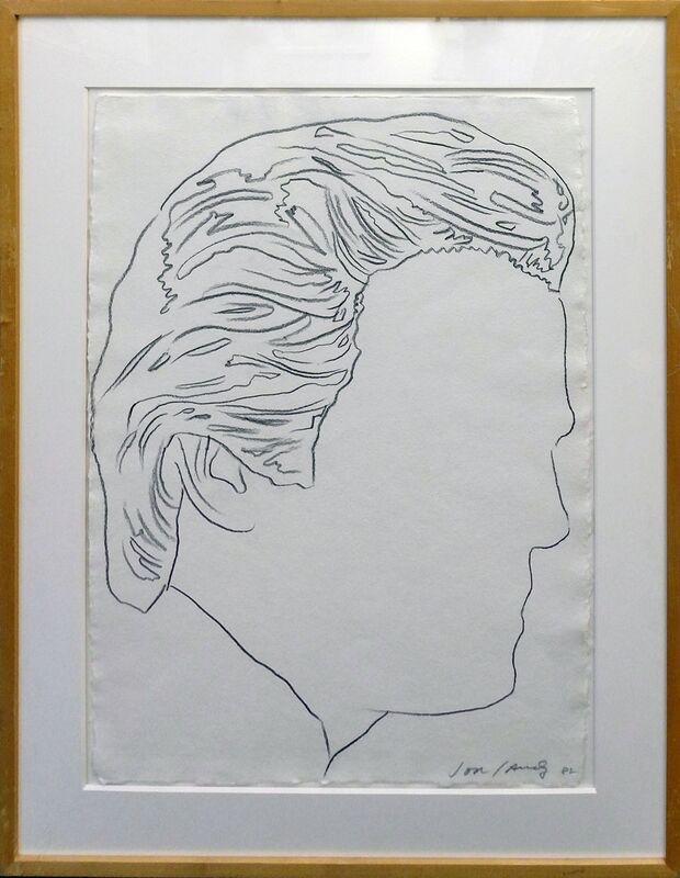 Andy Warhol, ‘UNTITLED ( JON GOULD)’, 1982, Drawing, Collage or other Work on Paper, GRAPHITE DRAWING ON PAPER, Gallery Art