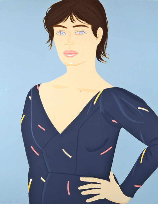 Alex Katz, ‘Grey Dress’, 1992, Print, Screenprint in colors, on Arches paper, Artsy x Capsule Auctions