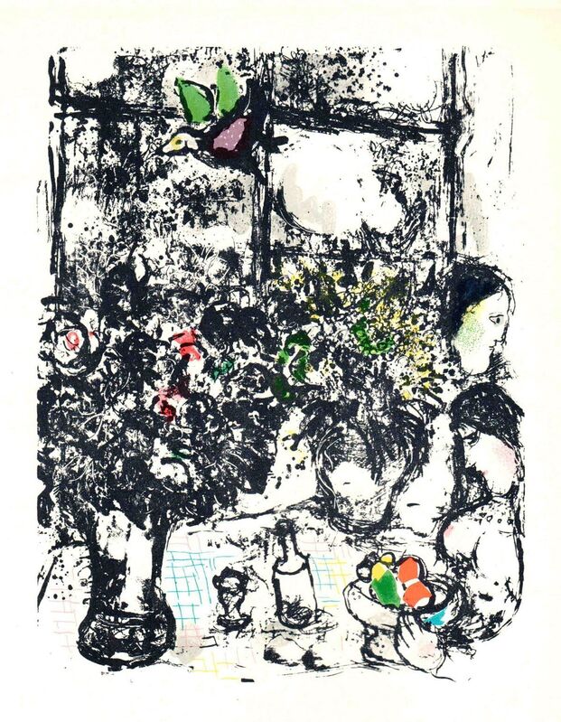 Marc Chagall, ‘Nature Morte Au Bouquet’, 1963, Print, Offset Lithograph, ArtWise