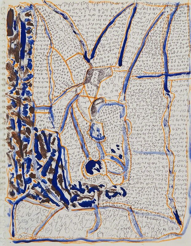 J.B. Murray, ‘Untitled’, 1978-1988, Drawing, Collage or other Work on Paper, Tempera, marker, ink on paper, Cavin-Morris Gallery