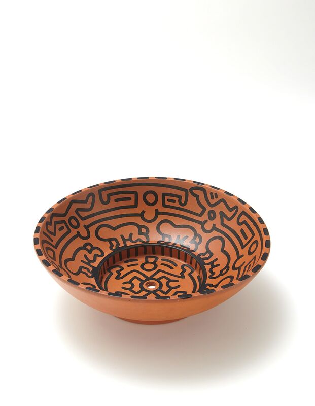 Keith Haring, ‘Untitled’, 1989, Design/Decorative Art, Ink on terracotta vessel, Phillips