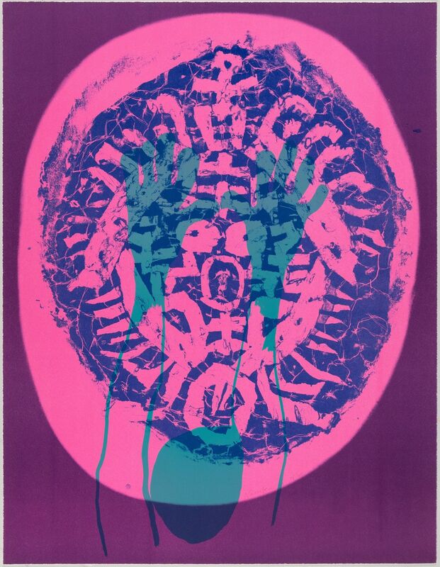 Nam Kwan, ‘Human Mask, from Official Arts Portfolio of the XXIVth Olympiad, Seoul, Korea’, 1988, Print, Lithograph in colors on wove paper, Heritage Auctions