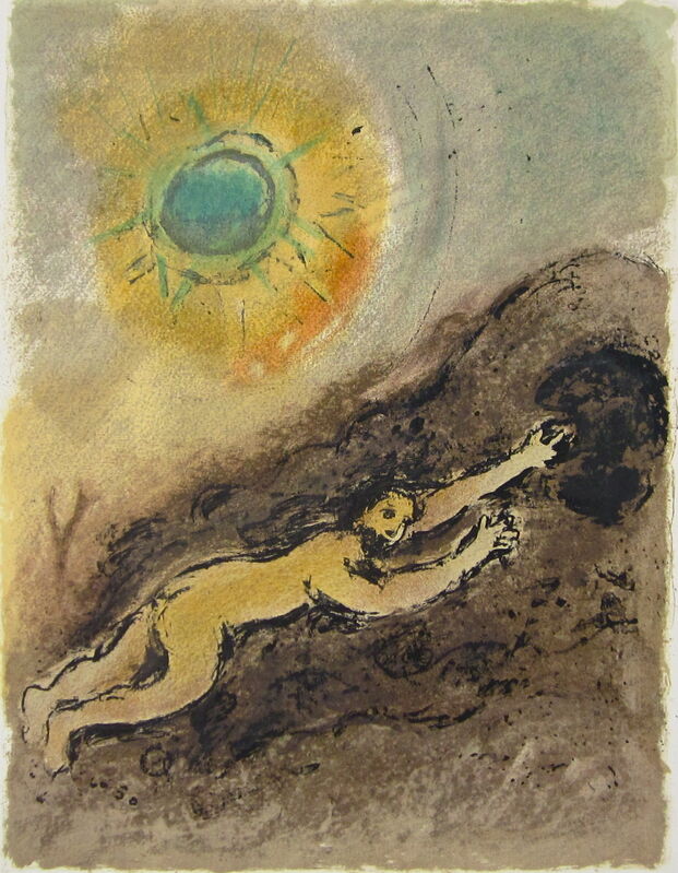 Marc Chagall, ‘“Sisyphus,” from L'Odyssée (Mourlot 749-830; Cramer 96)’, 1989, Ephemera or Merchandise, Offset lithograph on Fabriano wove paper, Art Commerce