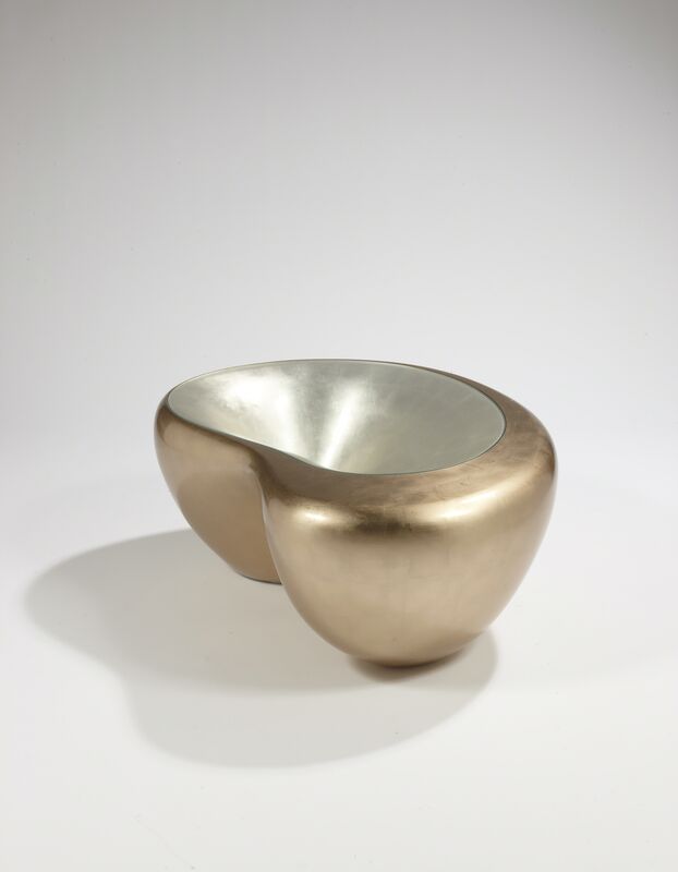 Mattia Bonetti, ‘Coffee Table 'DW3'’, 2012, Design/Decorative Art, Fibreglass, exterior moon gold, interior white gold gilded, David Gill Gallery
