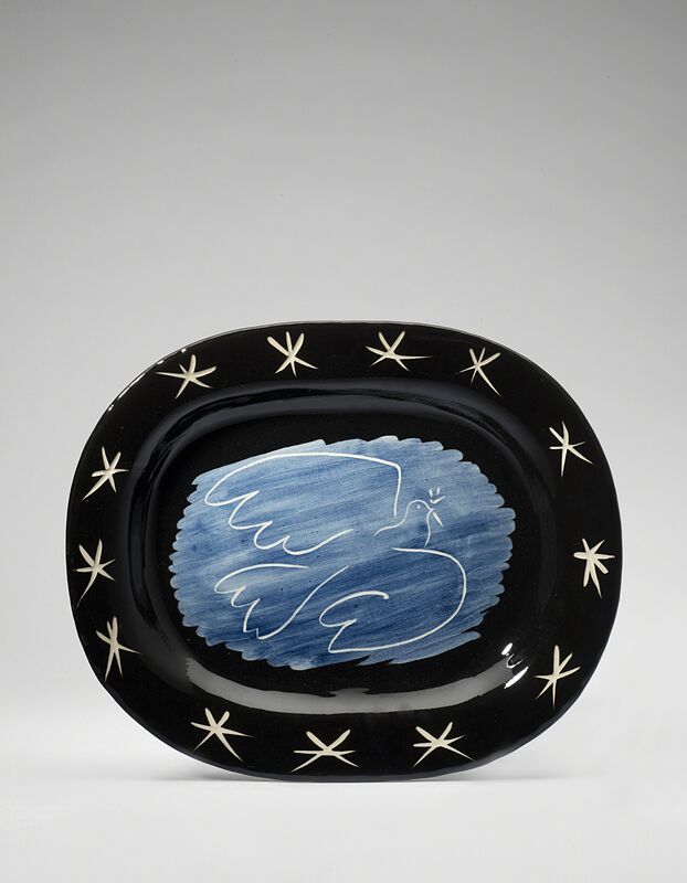 Pablo Picasso, ‘Colombe brillante’, 1953, Design/Decorative Art, Glazed ceramic plate, Il Ponte