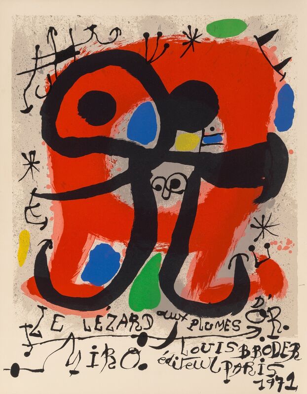 Joan Miró, ‘Le Lézard aux Plumes d'Or’, 1971, Print, Lithograph in colors on wove paper, Heritage Auctions