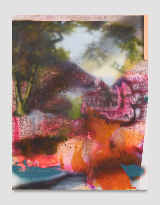 Annie Lapin, ‘focus errors between civilizations’, 2019, Painting, Oil, acrylic, loose pigment, mica on linen, Shulamit Nazarian