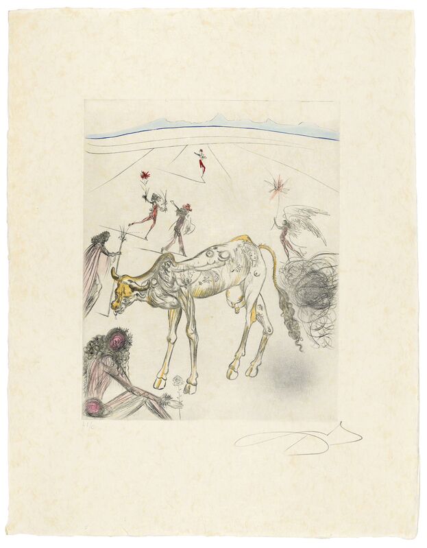 Salvador Dalí, ‘Hippies’, 1969-1970, Print, The complete set of eleven etchings with hand-colouring on Japan paper, Christie's