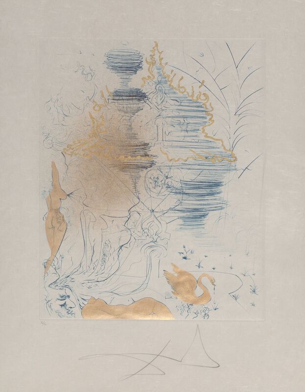 Salvador Dalí, ‘La Pagode, from The Hippies’, 1969, Print, Etching with aquatint on Japon paper, Heritage Auctions