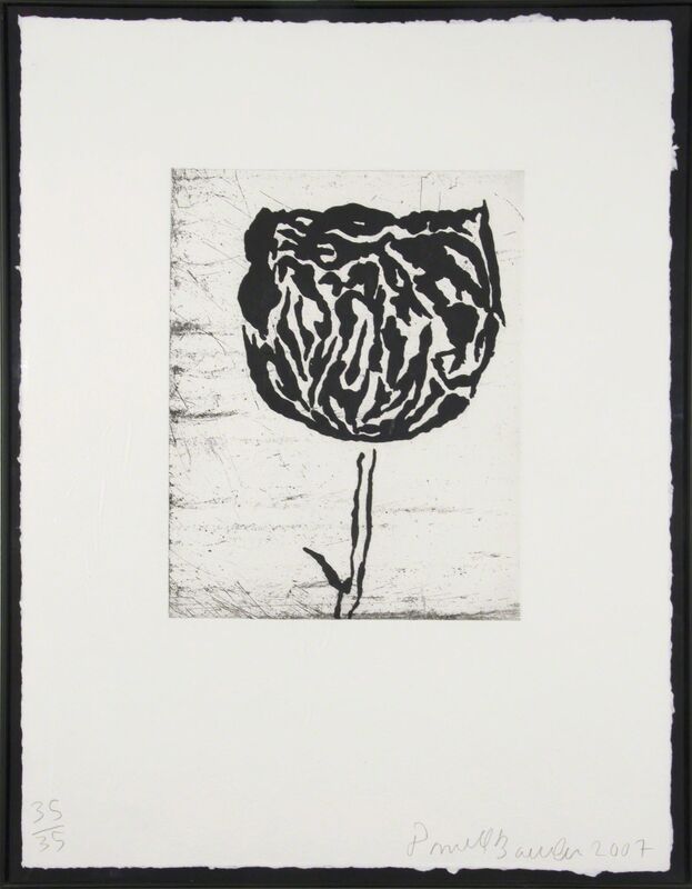 Donald Baechler, ‘Flower IV’, 2007, Print, Etching, Zane Bennett Contemporary Art