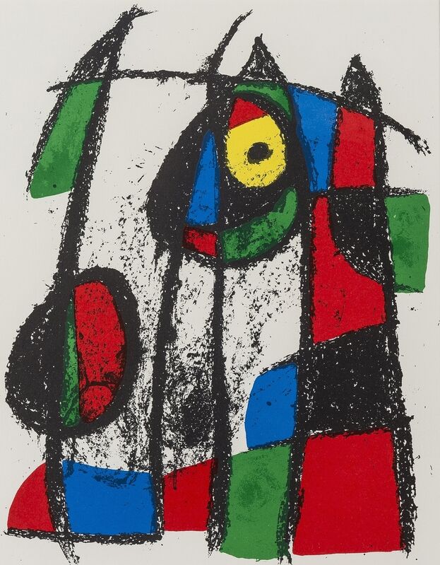 Joan Miró, ‘Untitled; Untitled; Untitled (from Lithographe II) (Cramer 198)’, 1975, Print, Three lithographs printed in colours, Forum Auctions