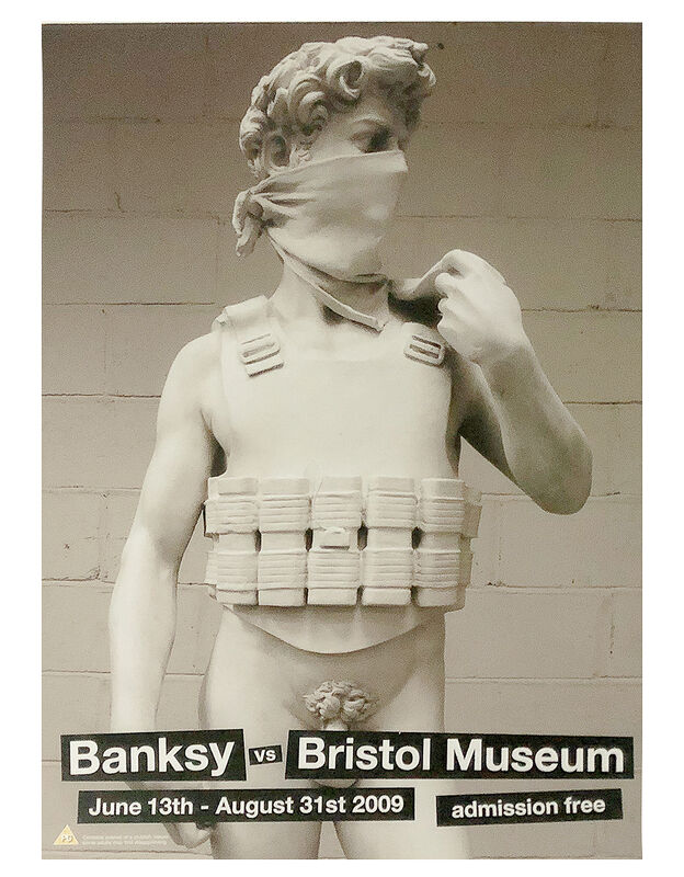 Banksy, ‘DAVID (Banksy Vs. Bristol Museum)’, 2009, Ephemera or Merchandise, Offset Lithograph in Colors on Satin Paper, Silverback Gallery