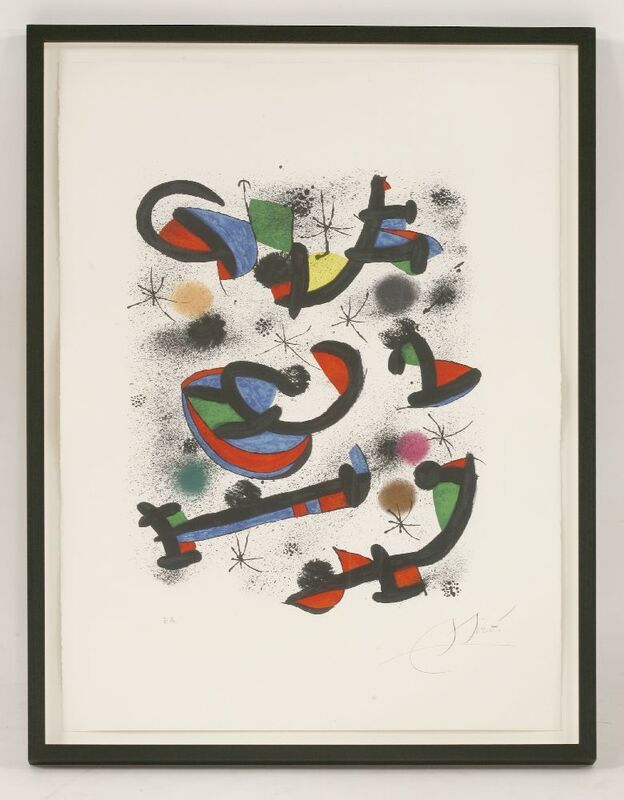 Joan Miró, ‘La Séance De Musique From Allegro Vivace (Mourlot 1230)’, 1981, Print, Lithograph printed in colours, Sworders