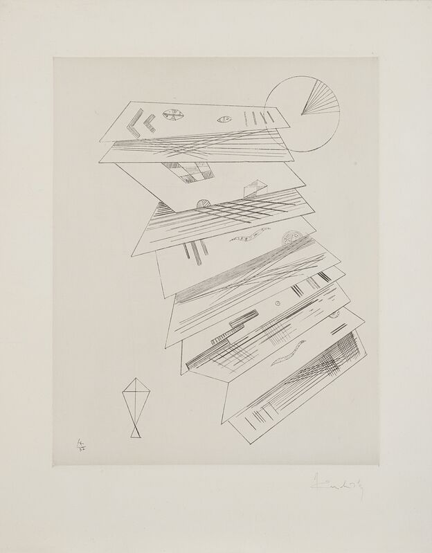 Wassily Kandinsky, ‘Zweite Radierung für die Editions Cahiers d'Art’, 1932, Print, Etching, Il Ponte