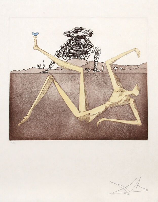 Salvador Dalí, ‘The Heart of Madness’, 1980, Print, Etching on Japon paper, RoGallery