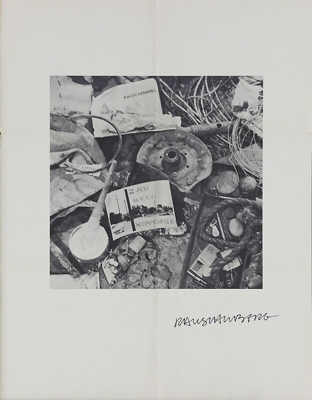 Robert Rauschenberg, ‘(Robert) Rauschenberg: 2nd Week November’, 1961, Drawing, Collage or other Work on Paper, Lithograph on paper, Rago/Wright/LAMA