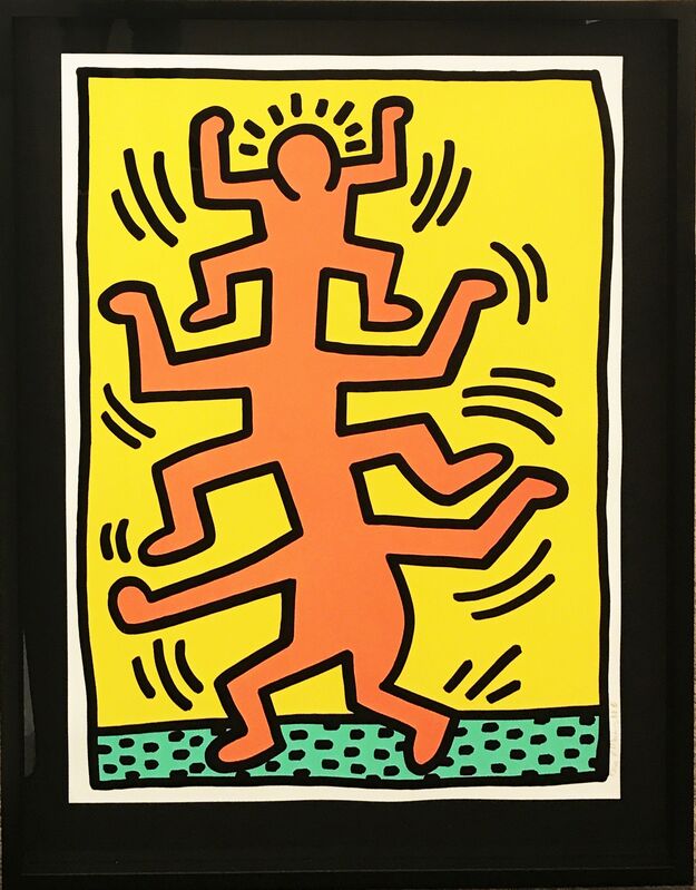 Keith Haring, ‘Growing’, 1988, Print, Screenprint, Hamilton-Selway Fine Art Gallery Auction