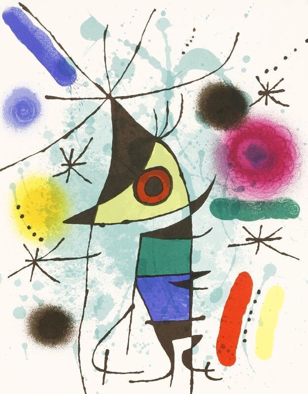 Joan Miró, ‘Le Chanteur (Mourlot 867)’, 1972, Print, Lithograph printed in colours, Sworders