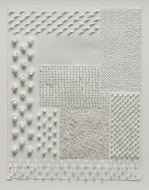 Lars Christensen, ‘White Structure / Manual #3’, 2014, Drawing, Collage or other Work on Paper, Acrylic on paper, Anne Mosseri-Marlio Galerie