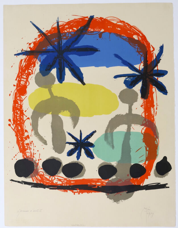 Joan Miró, ‘Affiche De l'Exposition Constellations’, 1959, Print, Color lithograph, Puccio Fine Art