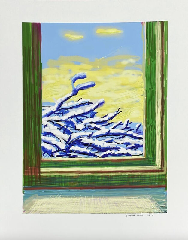 David Hockney, ‘My Window, Art Edition 610’, 2010, Print, Ipad drawing, printed on archival paper, Upsilon Gallery