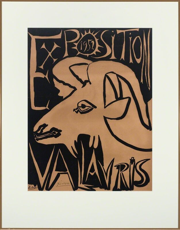 Pablo Picasso, ‘Exposition Vallauris (B. 1257; Czwiklitzer 11)’, 1952, Print, Linocut, on cream wove paper, Doyle