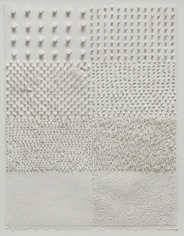 Lars Christensen, ‘White Structure / Manual #2’, 2014, Drawing, Collage or other Work on Paper, Acrylic on paper, Anne Mosseri-Marlio Galerie
